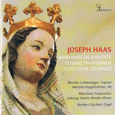Martina Koppelstetter Gesangsunterricht, Bühnencoach, Alto, München, CD cover Joseph Haas, Marinische Kantate